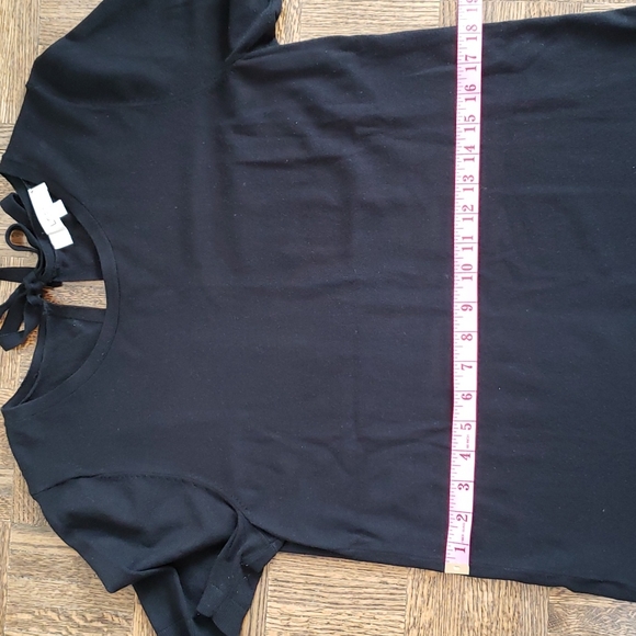 LOFT black tie at back short sleeved sweater - Picture 10 of 10